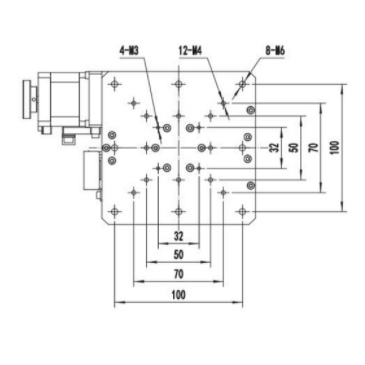 Model dependent travel range, load capacity, and table size